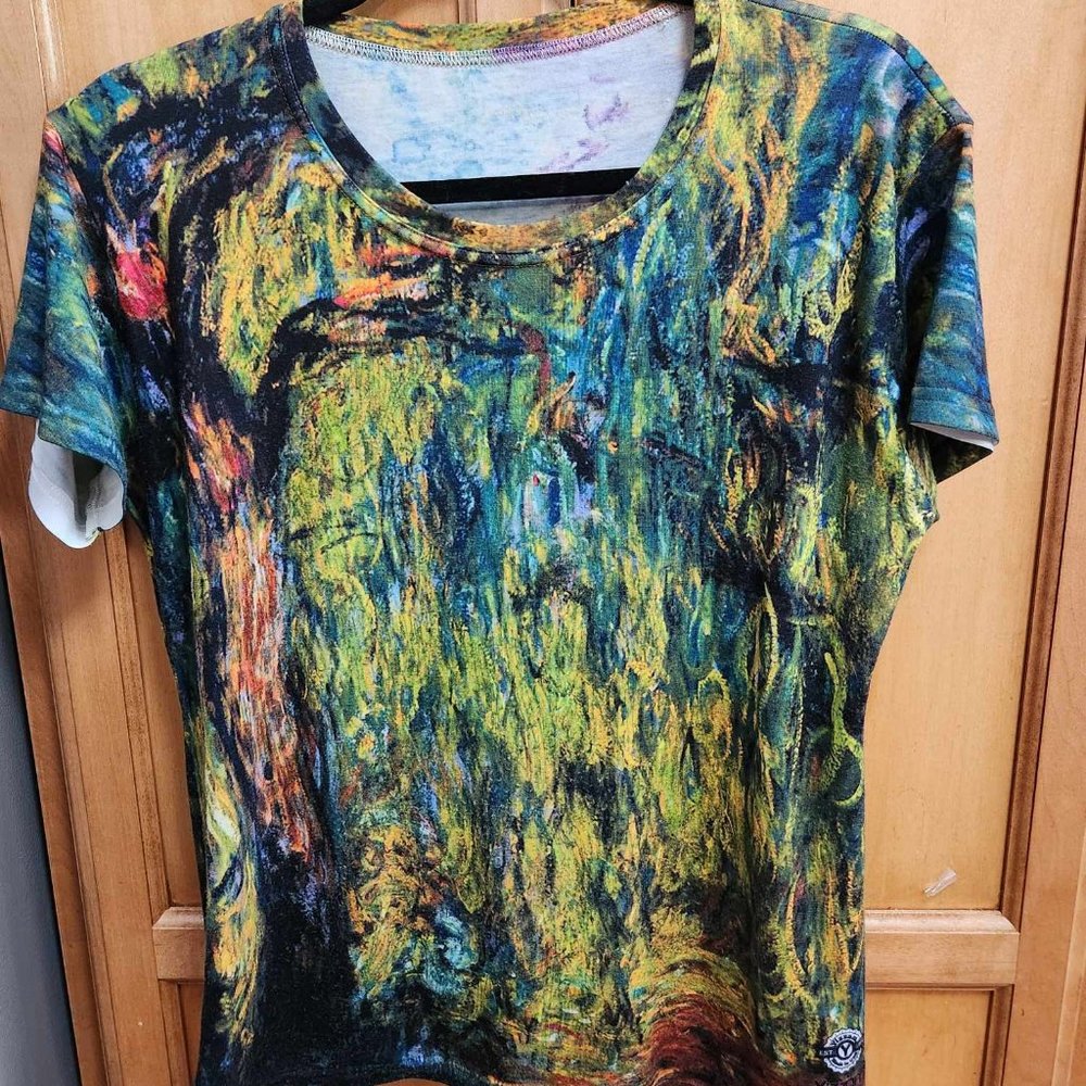 1 Abstract Trees Fine Art T shirt by Yizzam